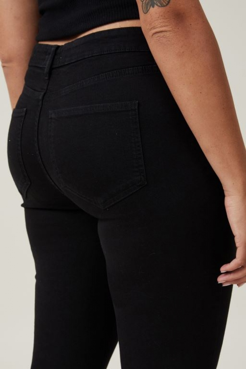 Cotton On High Rise Skinny Jean Women's Pants Black | EFI69GlClph