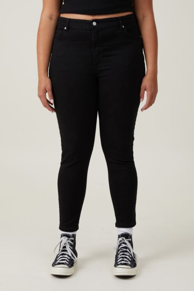 Cotton On High Rise Skinny Jean Women's Pants Black | EFI69GlClph