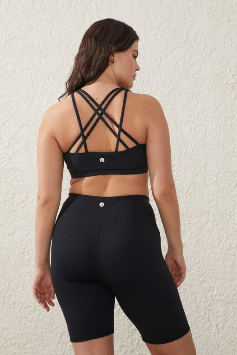 Cotton On Highwaisted Mid Length Women's Bike Shorts Black | qzPEA8T0HuN
