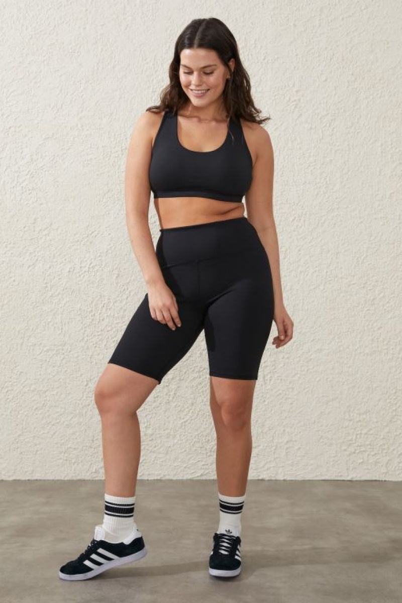 Cotton On Highwaisted Mid Length Women\'s Bike Shorts Black | qzPEA8T0HuN