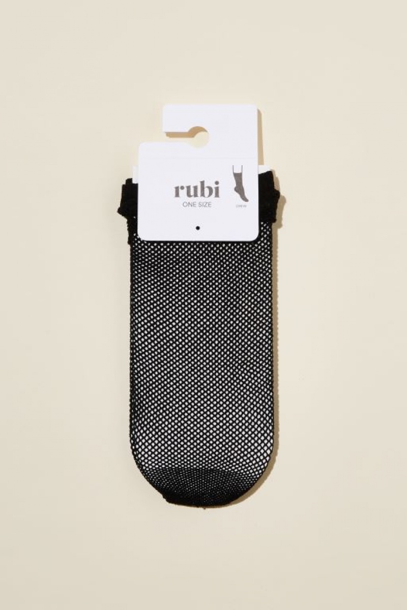 Cotton On Hosiery Crew Women's Socks Black | zdVrM4Mg0Ir