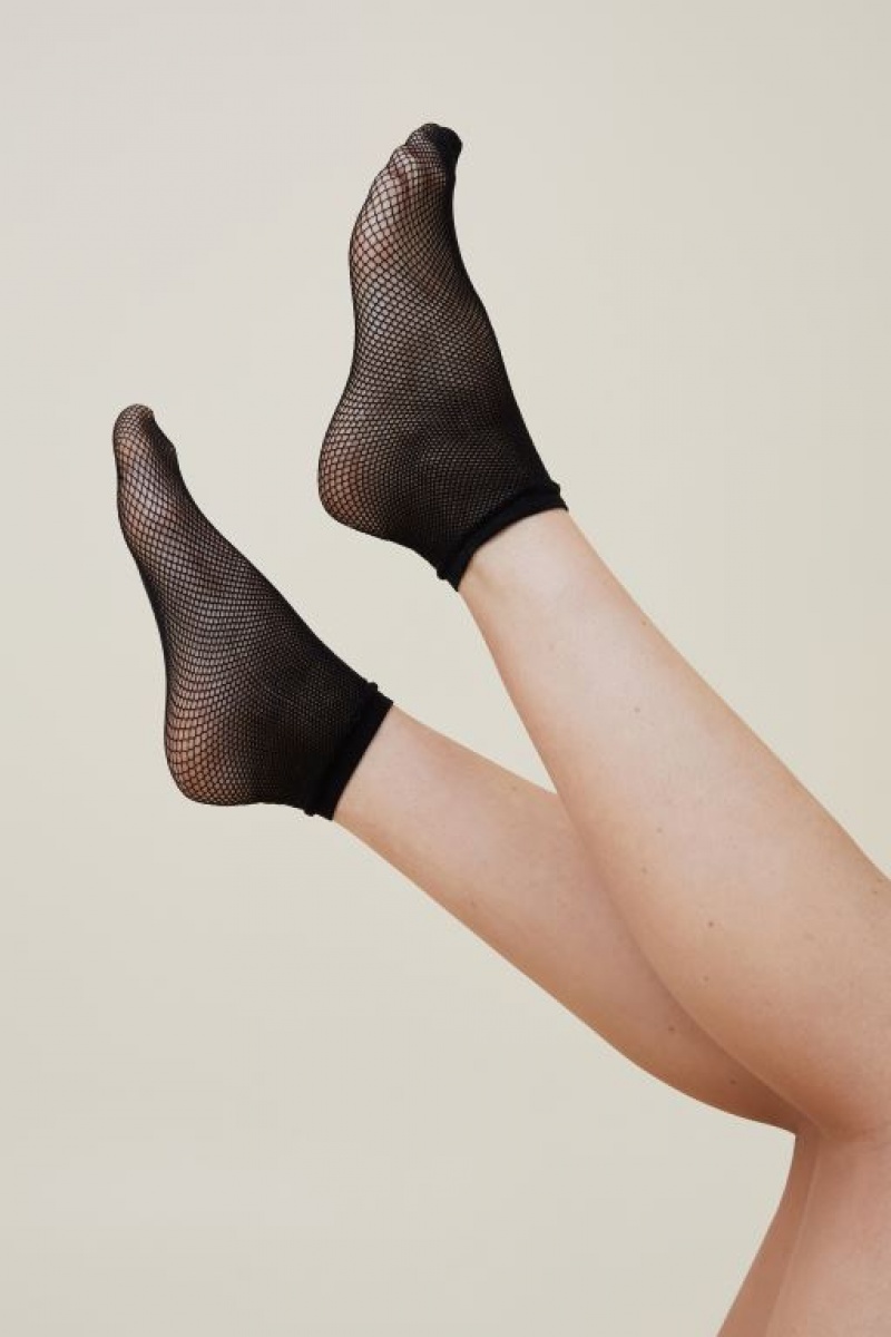 Cotton On Hosiery Crew Women\'s Socks Black | zdVrM4Mg0Ir