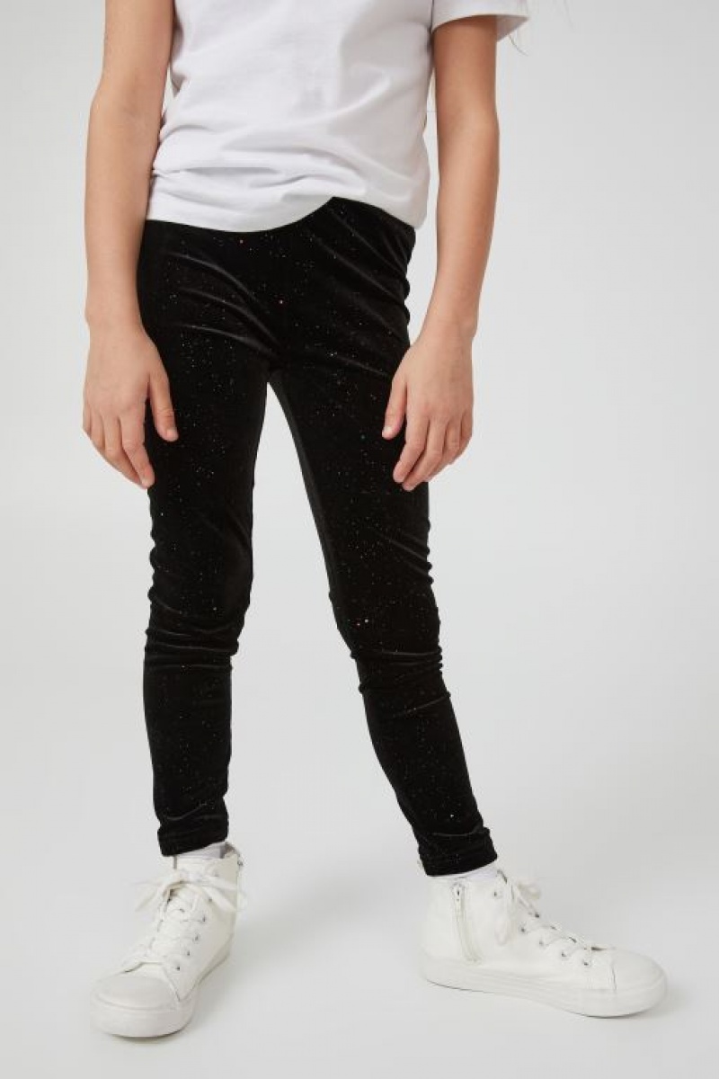 Cotton On Huggie Tights Girls' Pants Black | v79Wp7SLdZx