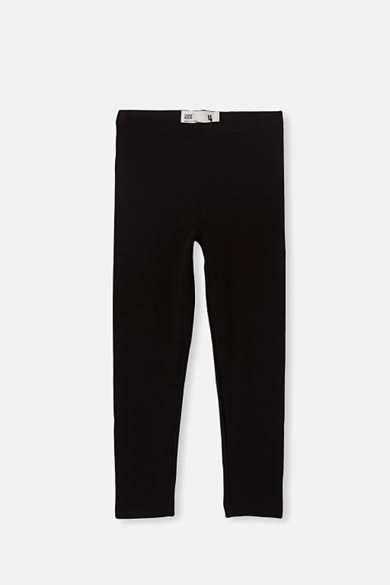 Cotton On Huggie Tights Girls' Pants Black | ItuEJUf5Ip7