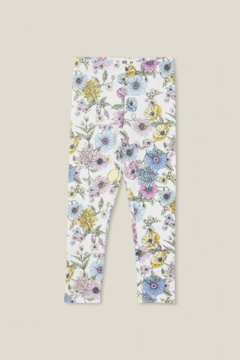 Cotton On Huggie Tights Girls' Pants Light Yellow | 4XXxcFpbcQR