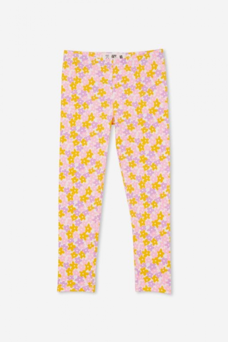 Cotton On Huggie Tights Girls' Pants Light Yellow | Y6WB3mpRWzX