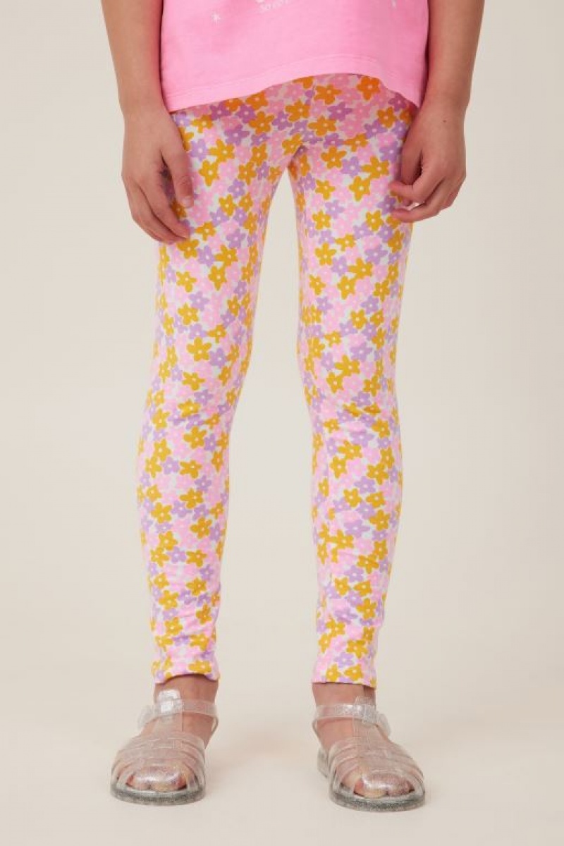 Cotton On Huggie Tights Girls\' Pants Light Yellow | Y6WB3mpRWzX