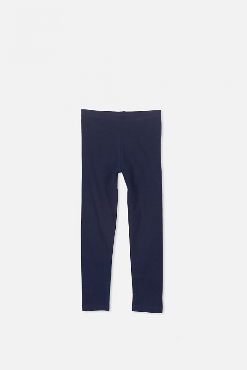 Cotton On Huggie Tights Girls' Pants Navy | ET5vLyoVbdB