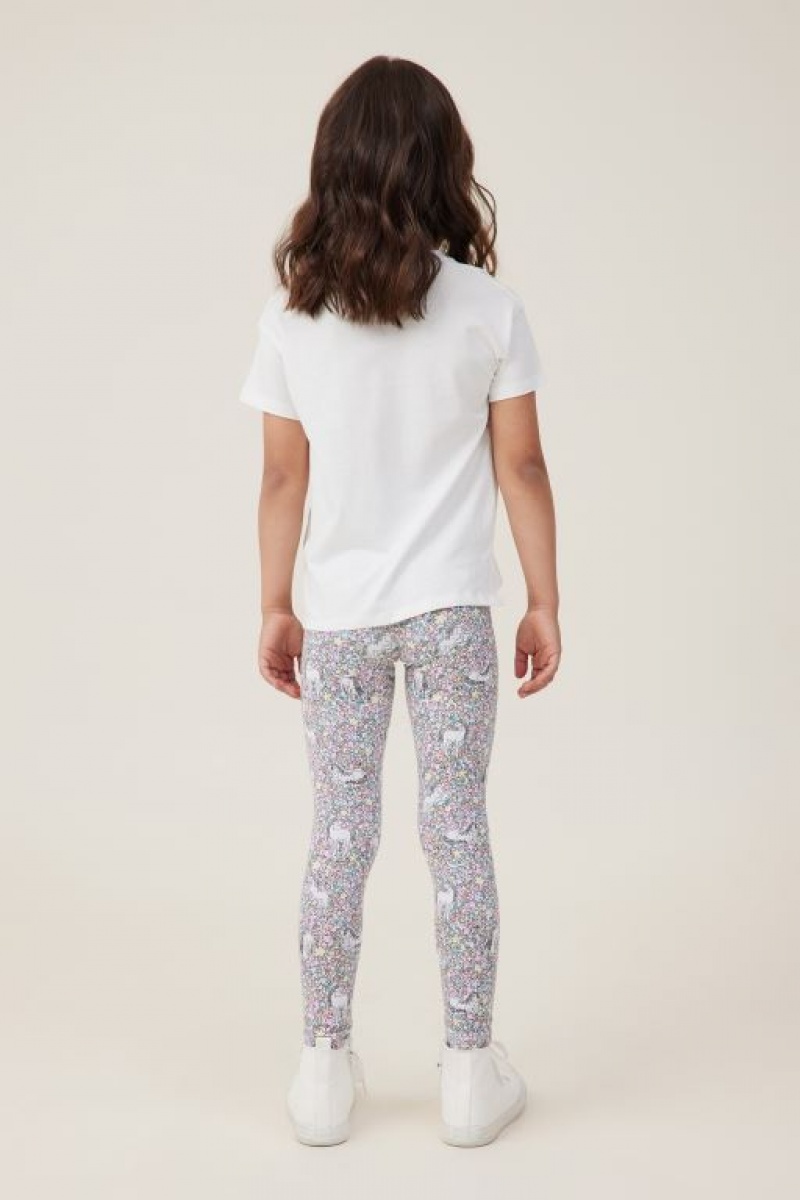 Cotton On Huggie Tights Girls' Pants White | VbUb7Wbupm5