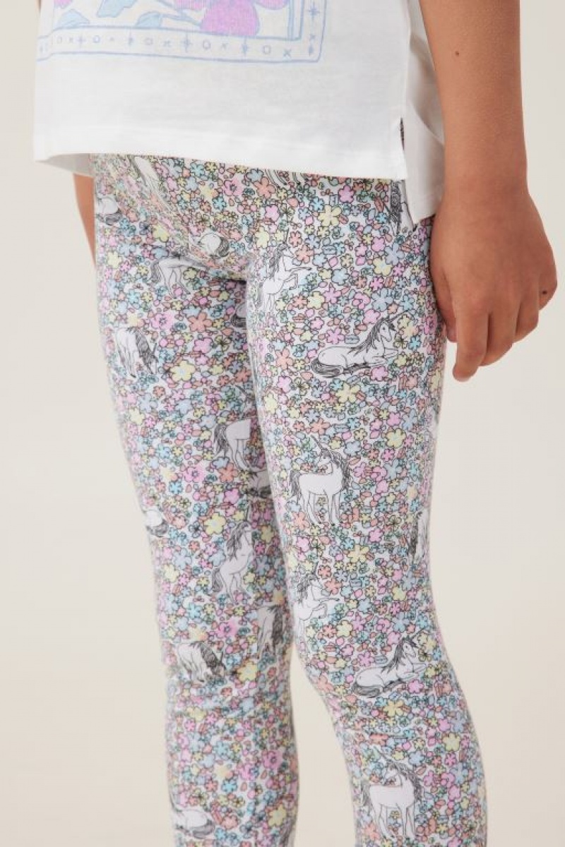 Cotton On Huggie Tights Girls' Pants White | VbUb7Wbupm5