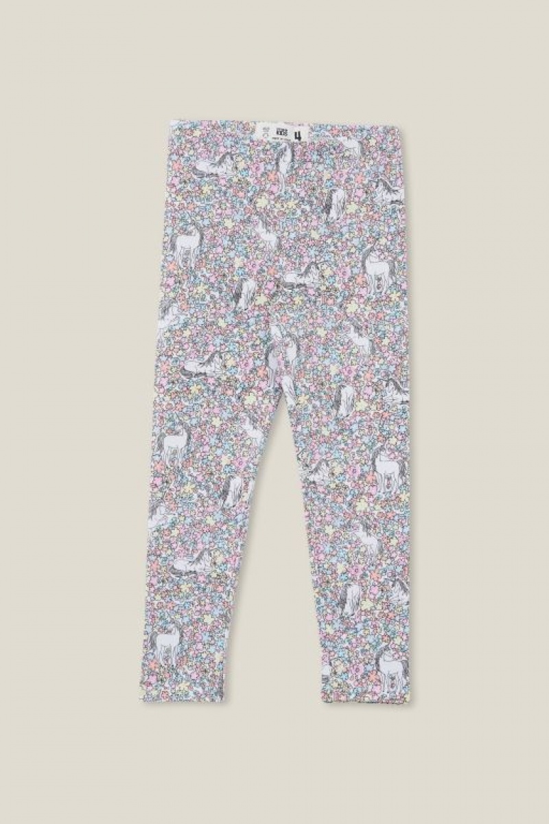 Cotton On Huggie Tights Girls' Pants White | VbUb7Wbupm5
