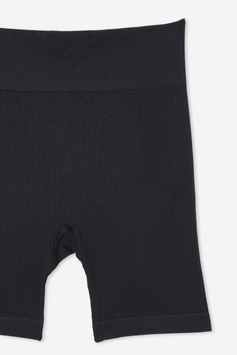 Cotton On Ida Seamfree Bike Girls' Shorts Black | MNuvokUcf45