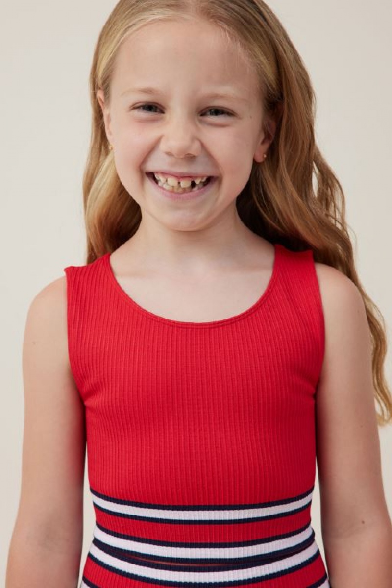 Cotton On Imani Seamfree Girls' T Shirts Stripes | prQpcNCLgB5