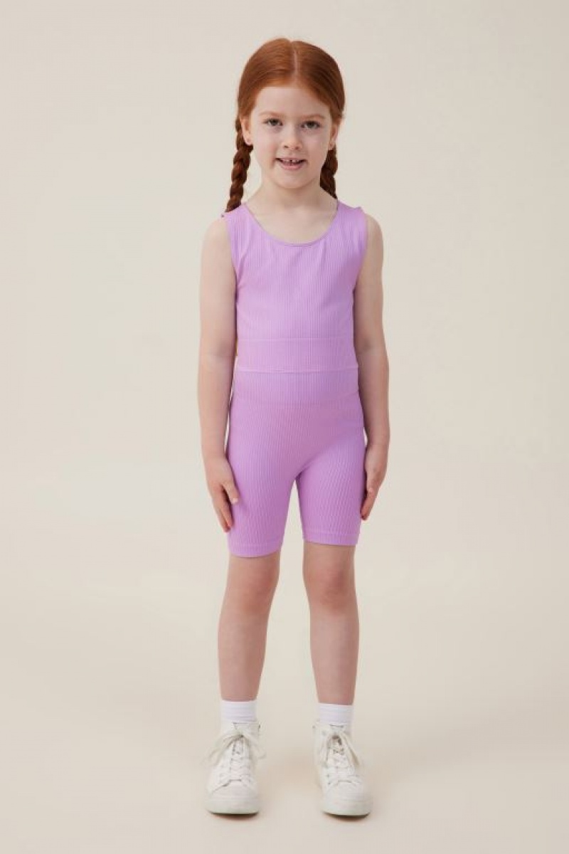Cotton On Imani Seamfree Girls\' T Shirts Lavender | WHHS3eWXOg3