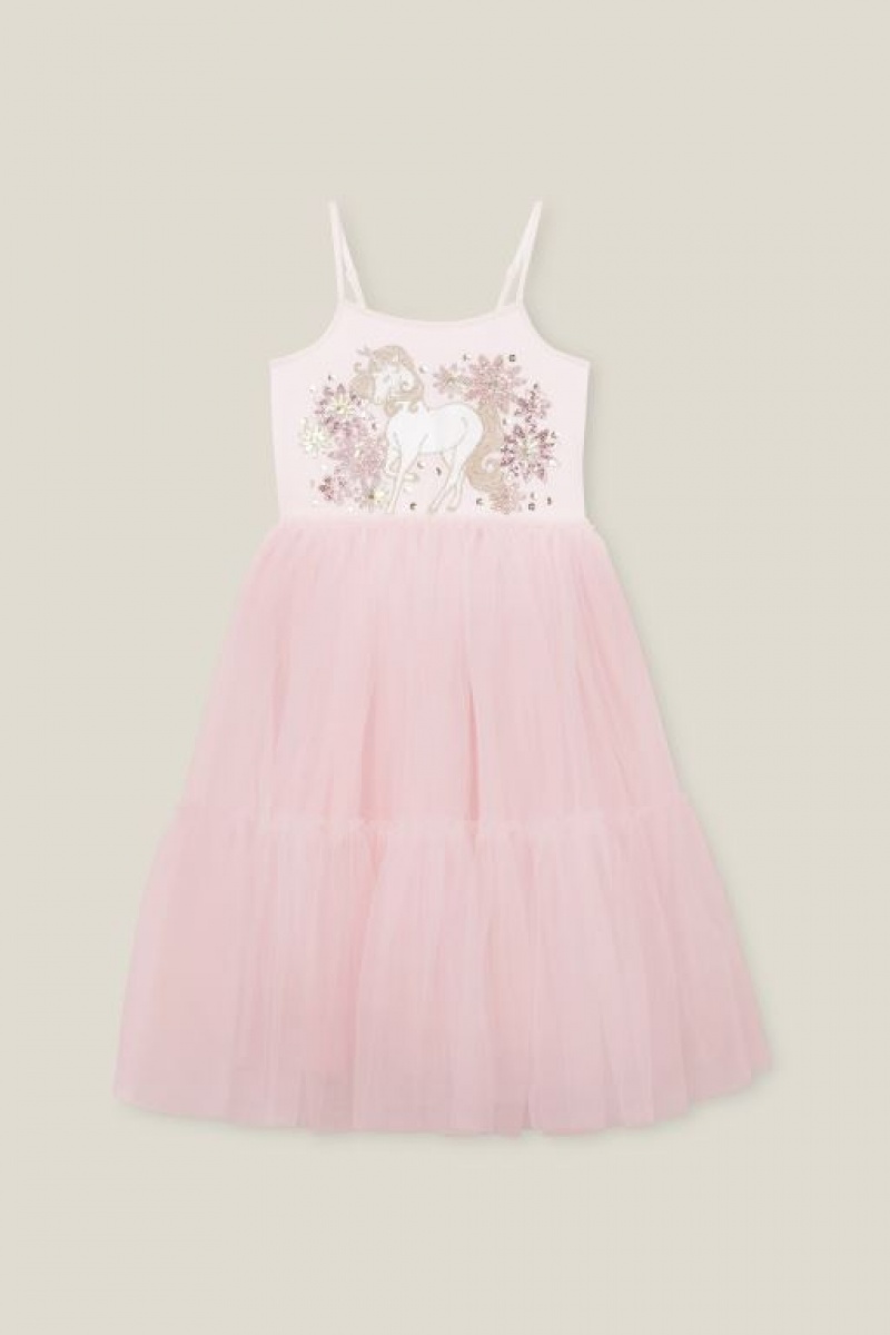 Cotton On Iris Up Girls' Dress Ballerina | SCCd6iMQxPr