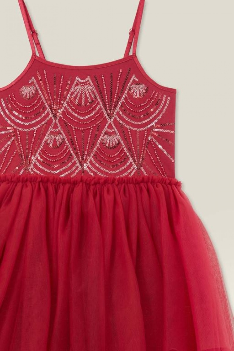 Cotton On Iris Up Girls' Dress Berry | qB0uxQMPiq0