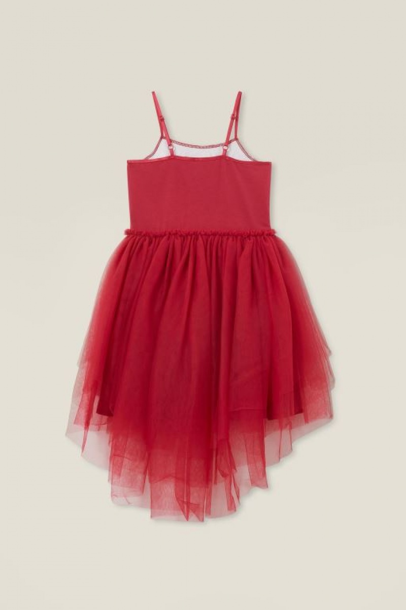 Cotton On Iris Up Girls' Dress Berry | qB0uxQMPiq0