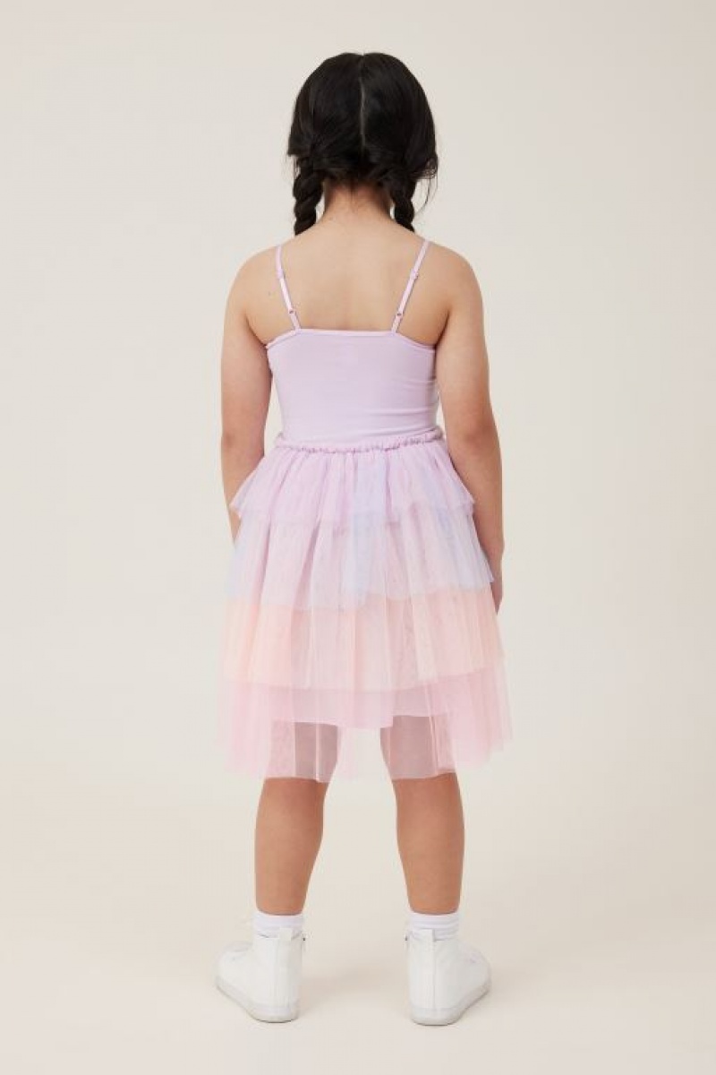 Cotton On Iris Up Girls' Dress Multicolor | lvngAN6U4D8