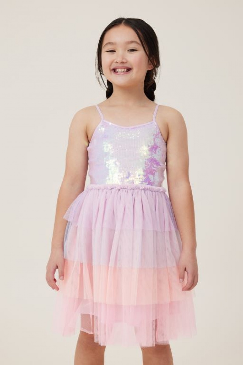 Cotton On Iris Up Girls\' Dress Multicolor | lvngAN6U4D8