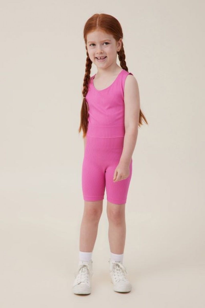 Cotton On Isla Seamfree Bike Girls' Shorts Pink | 0Jf6p29ZnFt