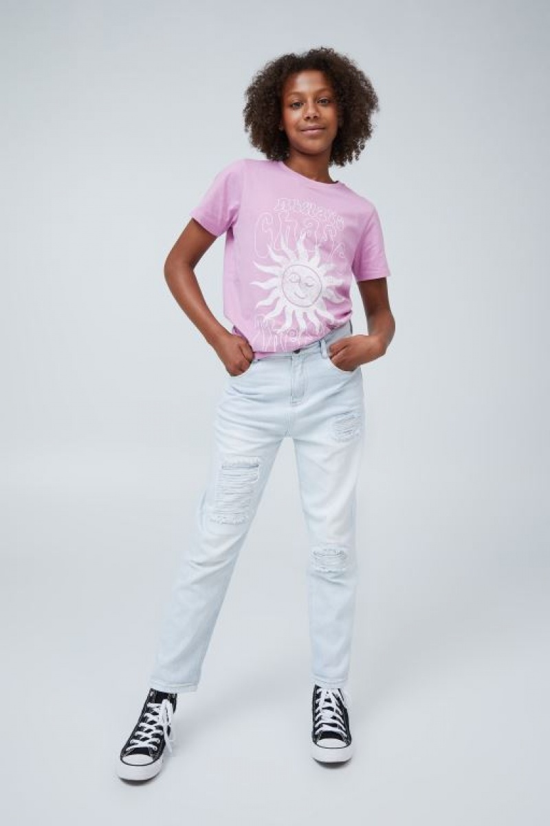 Cotton On Ivy Mom Girls' Jeans Wash | 5qS7ubpm86V