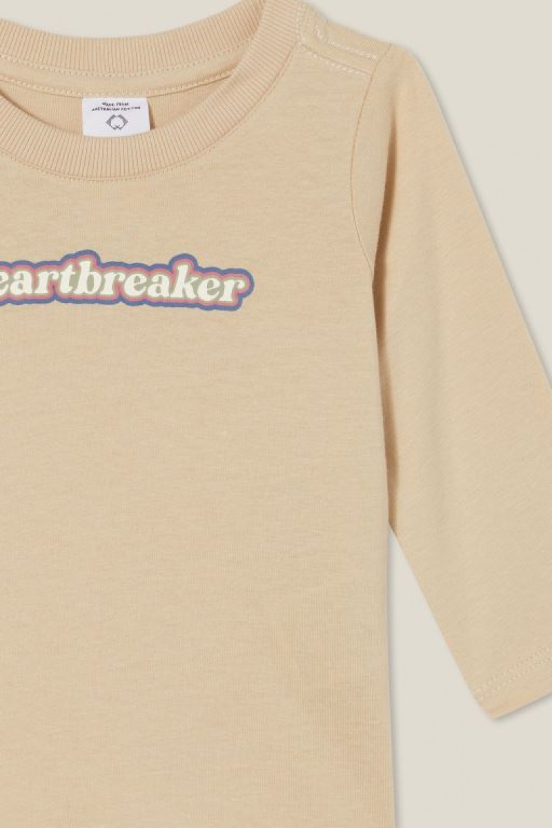 Cotton On Jamie Long Sleeve Baby T Shirts Rainy | jrQaFbcPMIm