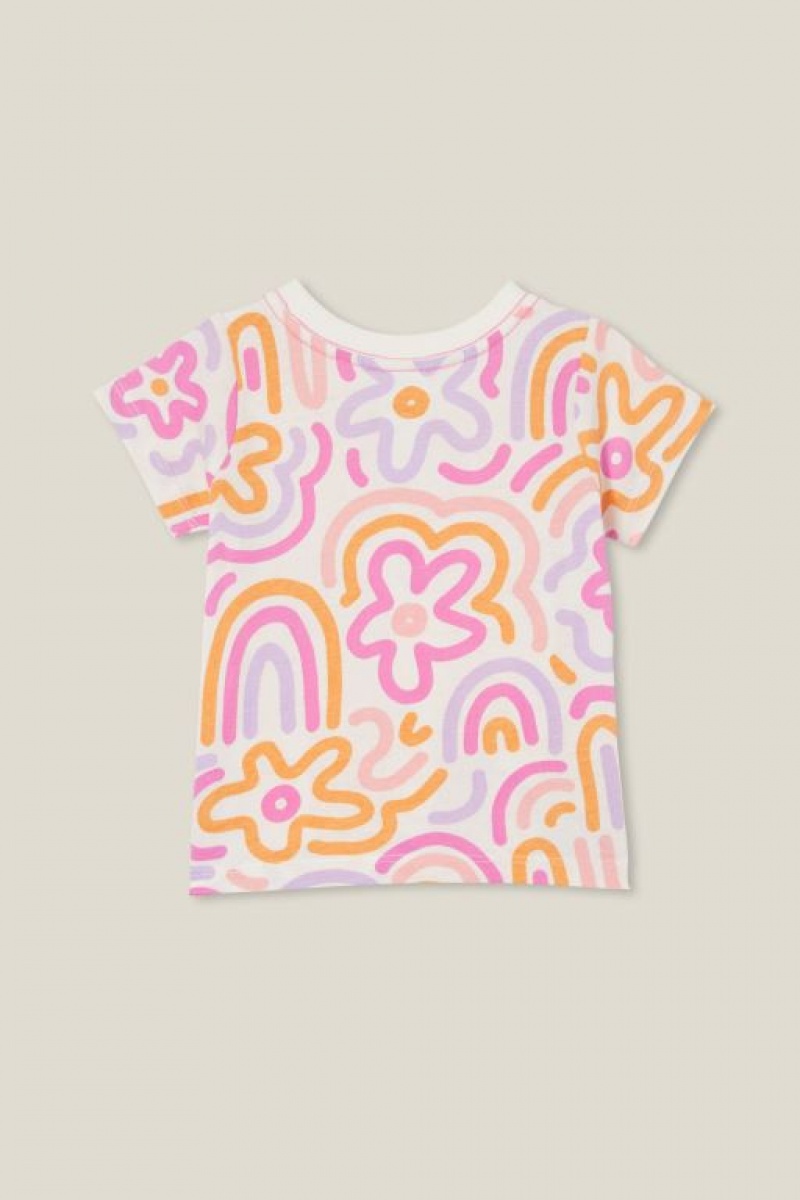 Cotton On Jamie Short Sleeve Baby T Shirts Light Yellow | Y5RO0cFiCPV