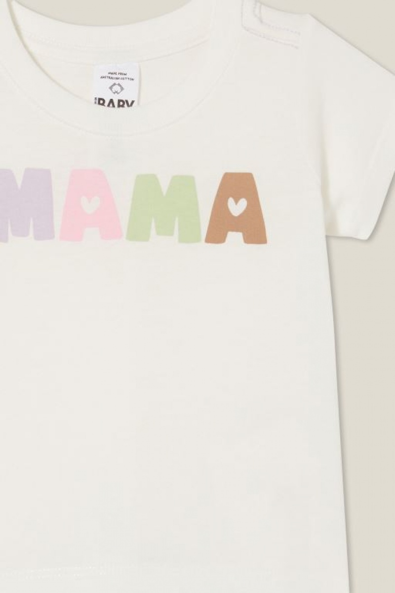 Cotton On Jamie Short Sleeve Baby T Shirts Light Yellow | F0Hdjl5w1ku