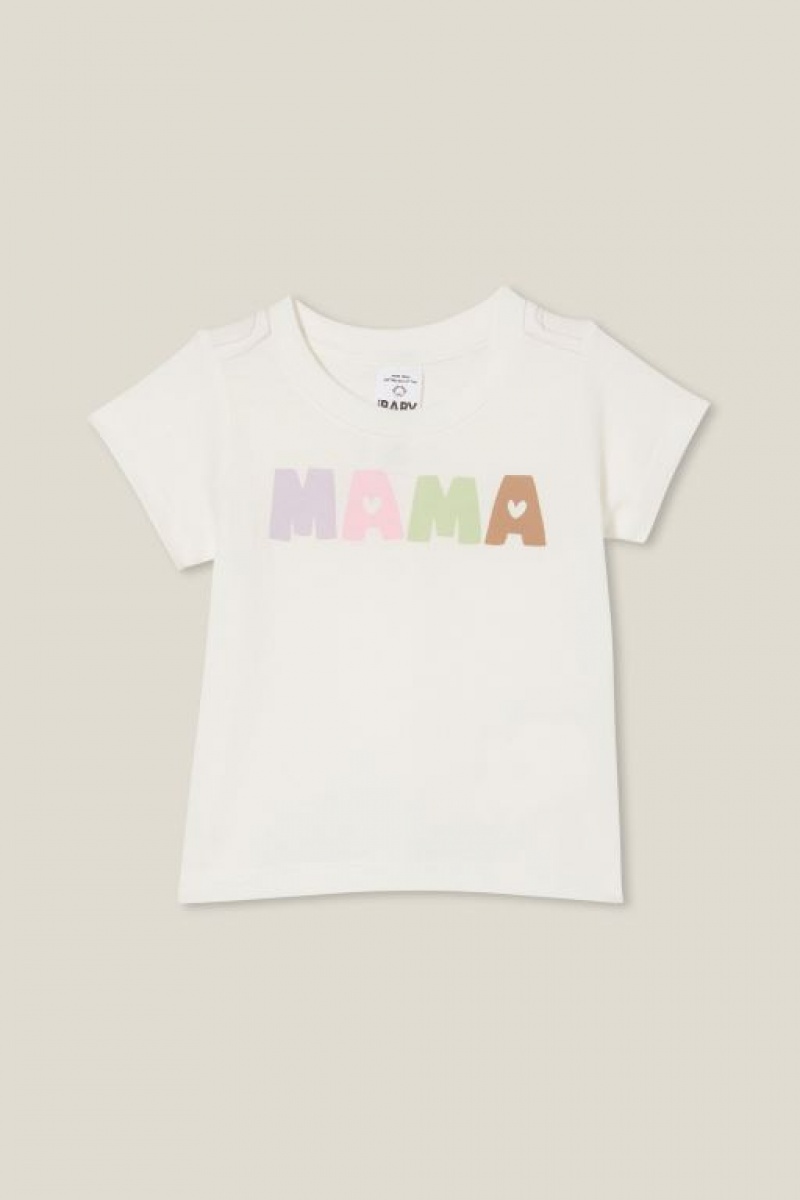 Cotton On Jamie Short Sleeve Baby T Shirts Light Yellow | F0Hdjl5w1ku