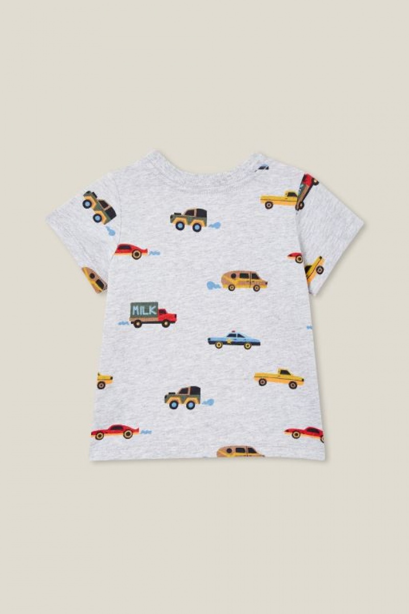 Cotton On Jamie Short Sleeve Baby T Shirts Cloud | mWqUF9TxKLJ