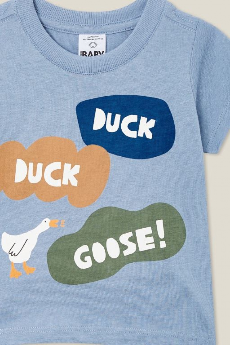 Cotton On Jamie Short Sleeve Baby T Shirts Blue | pr3LncDobqQ