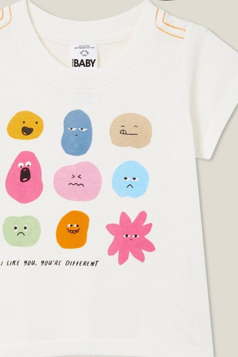 Cotton On Jamie Short Sleeve Baby T Shirts Light Yellow | QF9baxQsJAX