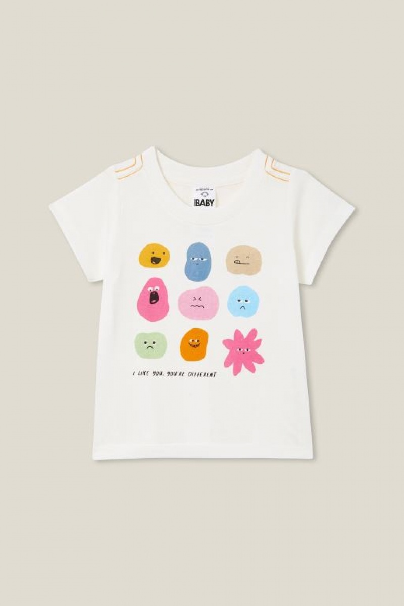 Cotton On Jamie Short Sleeve Baby T Shirts Light Yellow | QF9baxQsJAX