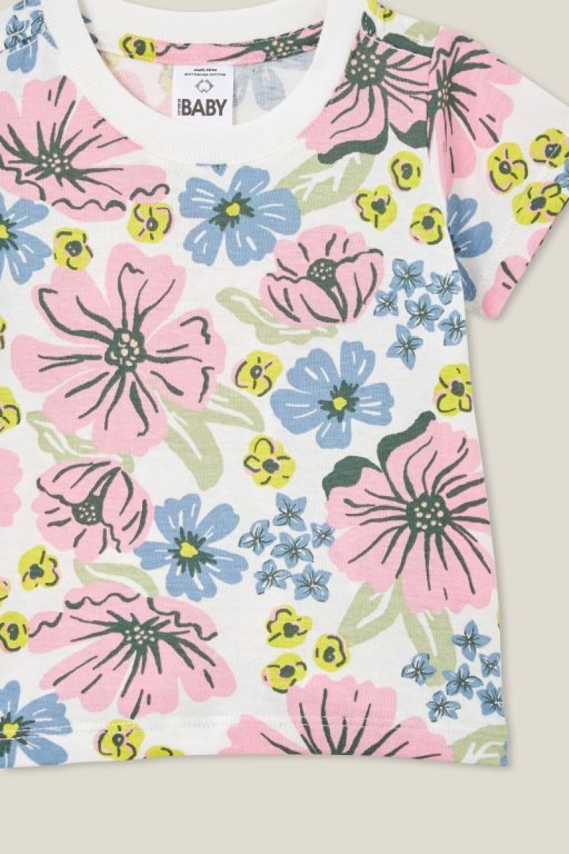 Cotton On Jamie Short Sleeve Baby T Shirts Light Yellow | sIaBc65iv6L