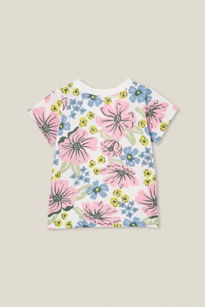 Cotton On Jamie Short Sleeve Baby T Shirts Light Yellow | sIaBc65iv6L