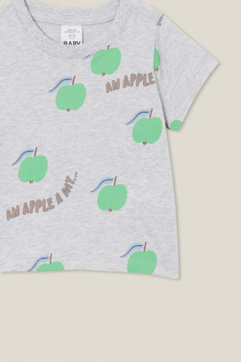 Cotton On Jamie Short Sleeve Baby T Shirts Cloud | eFrUKpdIliH
