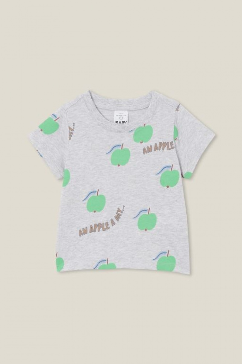 Cotton On Jamie Short Sleeve Baby T Shirts Cloud | eFrUKpdIliH