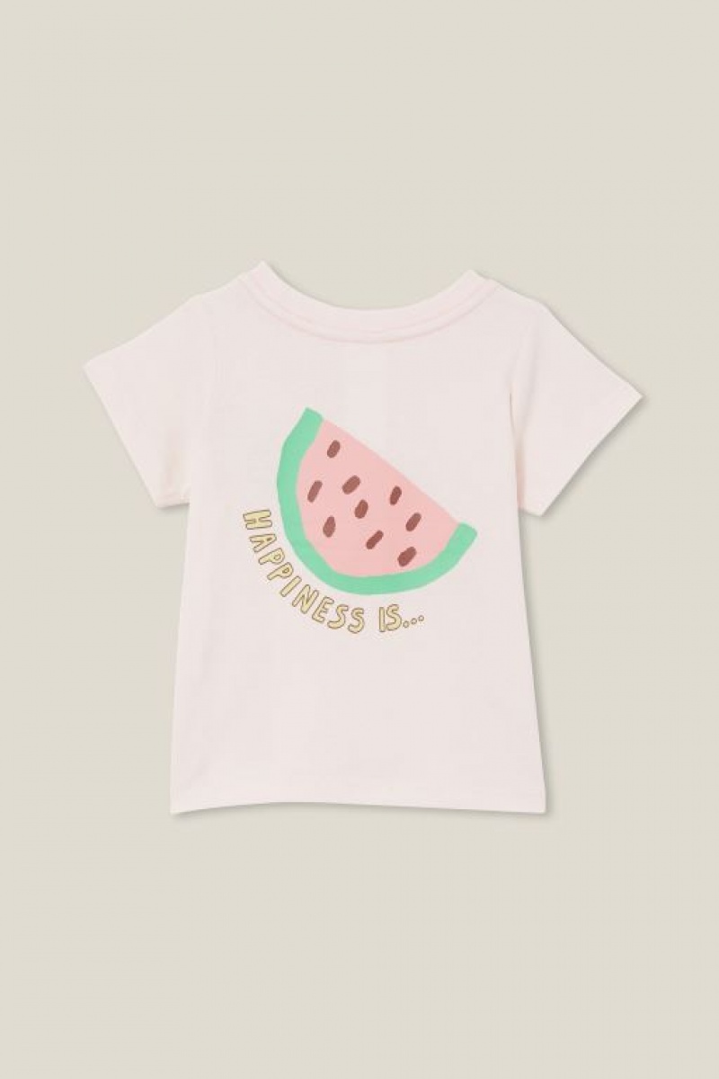 Cotton On Jamie Short Sleeve Baby T Shirts Pink | TEvAKjPbgs8