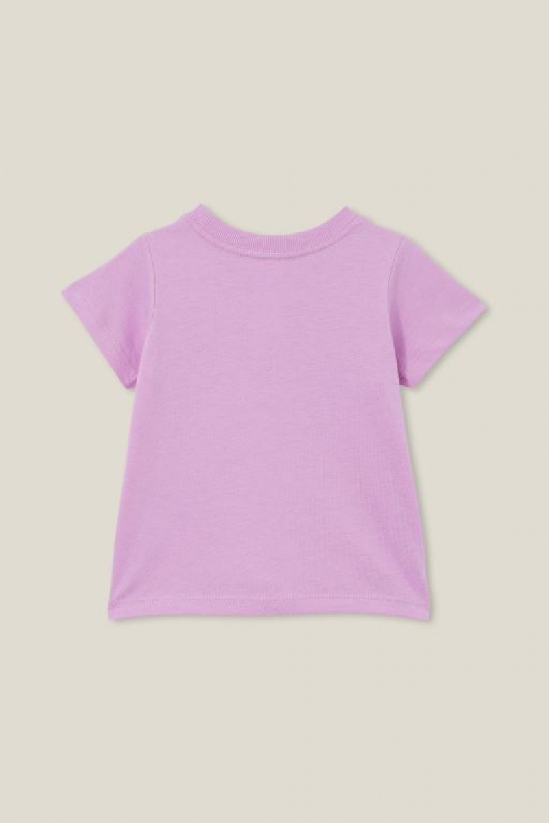 Cotton On Jamie Short Sleeve Baby T Shirts Lavender / Light | pKLIpycEn5v