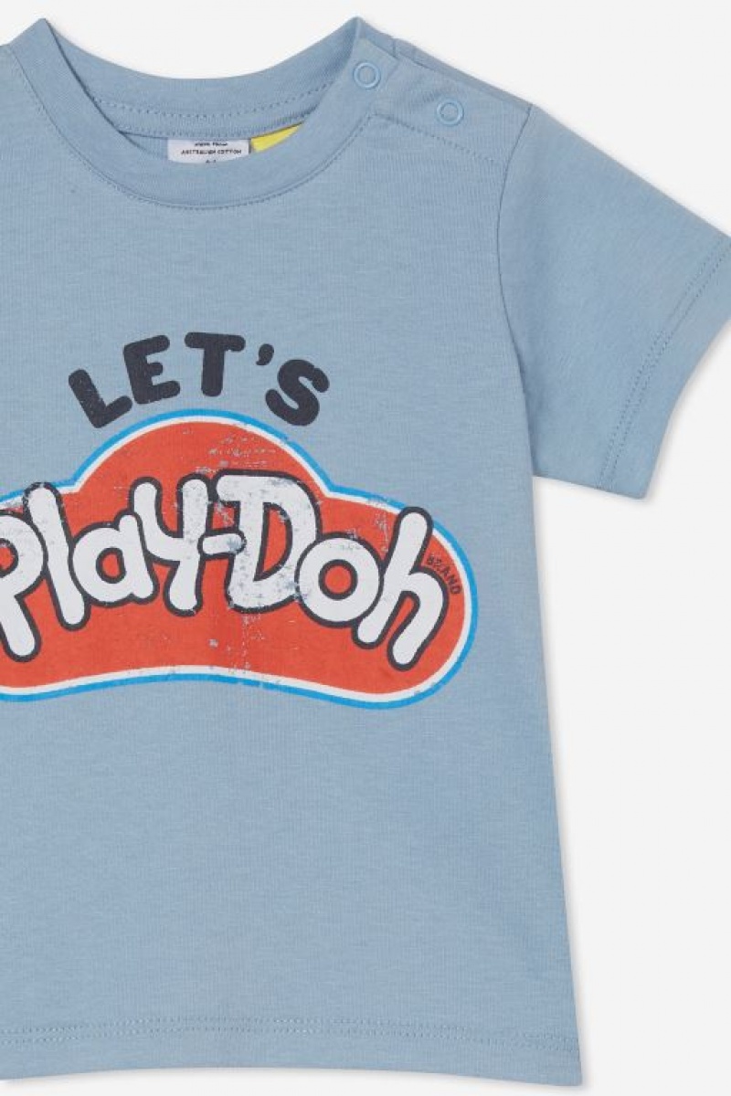 Cotton On Jamie Short Sleeve License Baby T Shirts Blue | dxNhPRjEeKb