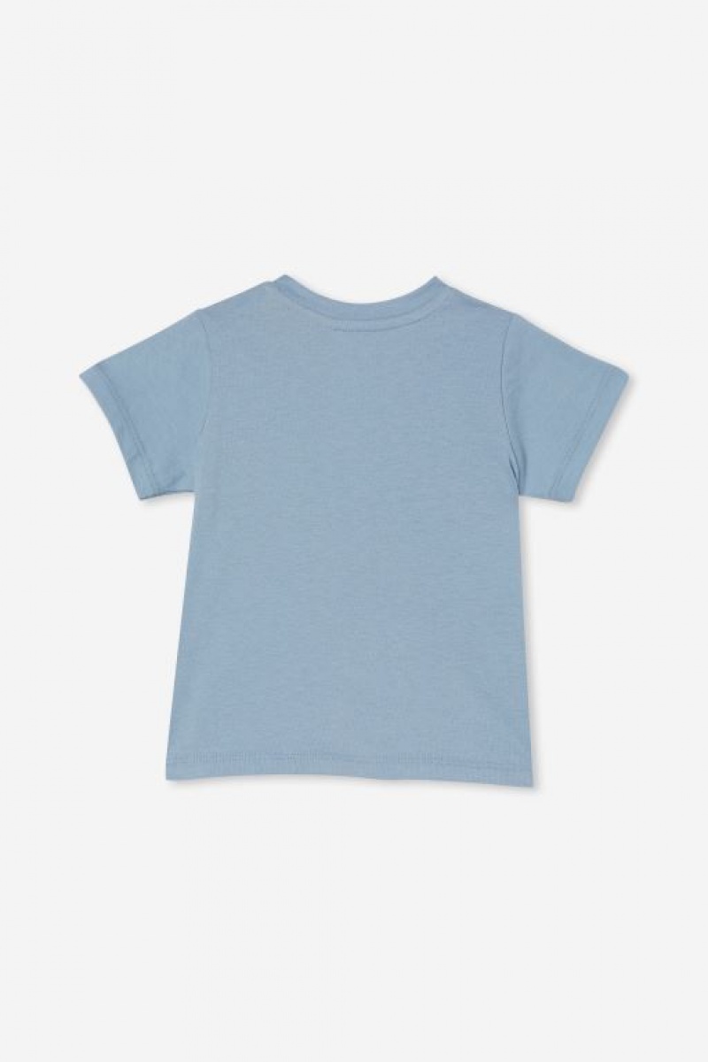 Cotton On Jamie Short Sleeve License Baby T Shirts Blue | dxNhPRjEeKb