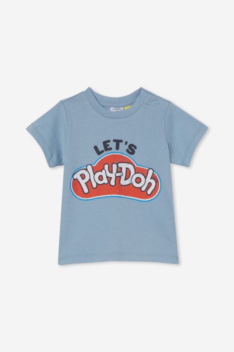 Cotton On Jamie Short Sleeve License Baby T Shirts Blue | dxNhPRjEeKb