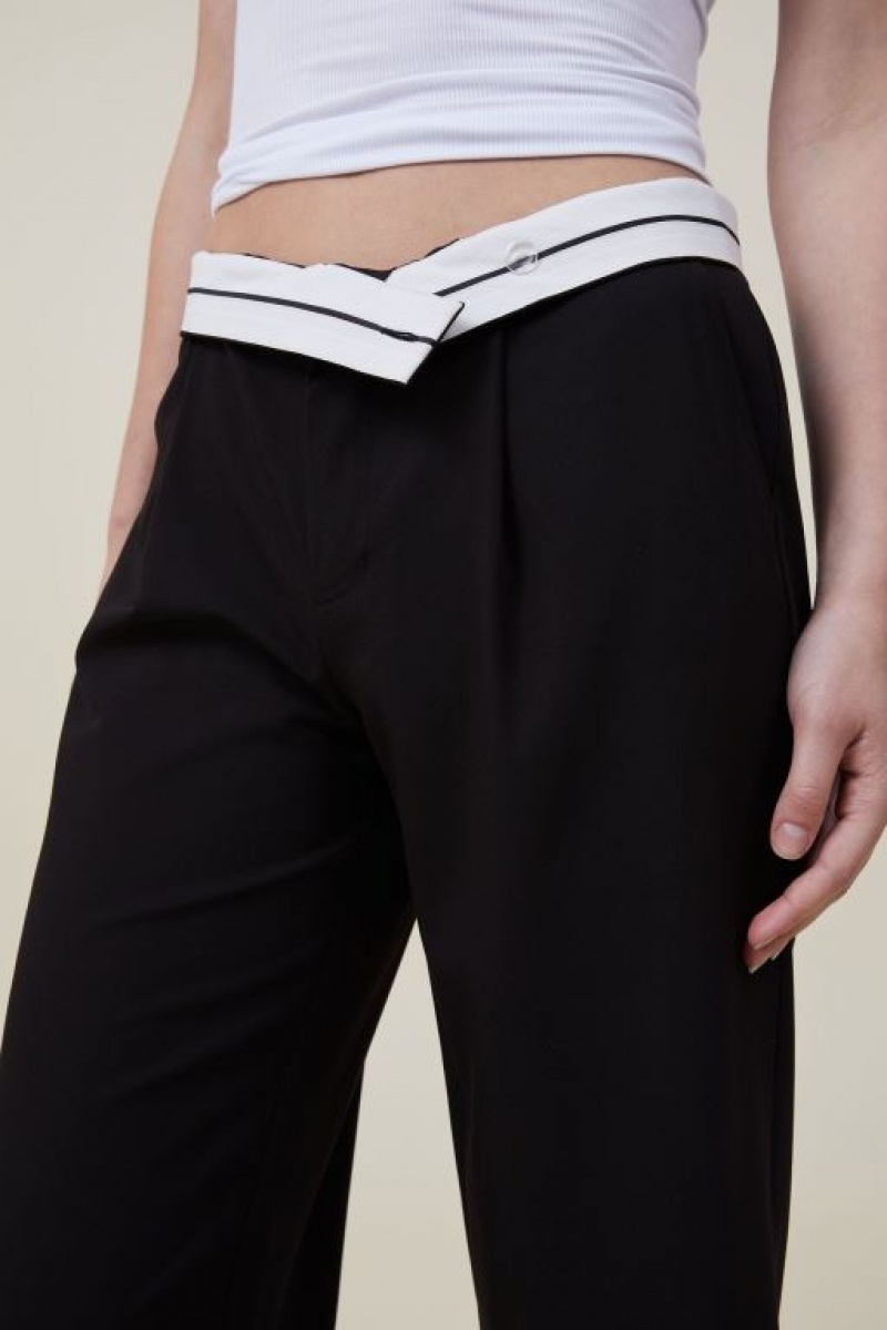 Cotton On Jamie Suiting Women's Pants Black | Ns9qvqq0l30