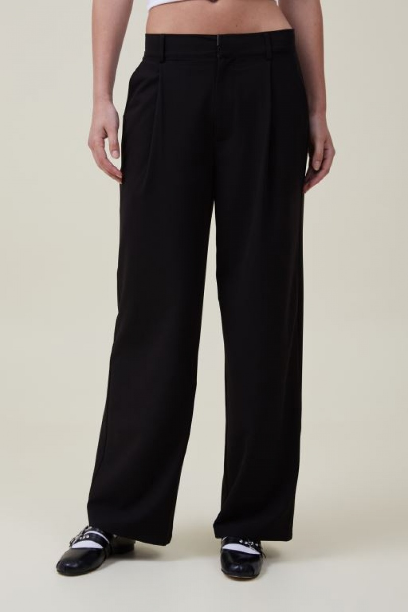 Cotton On Jamie Suiting Women's Pants Black | Ns9qvqq0l30