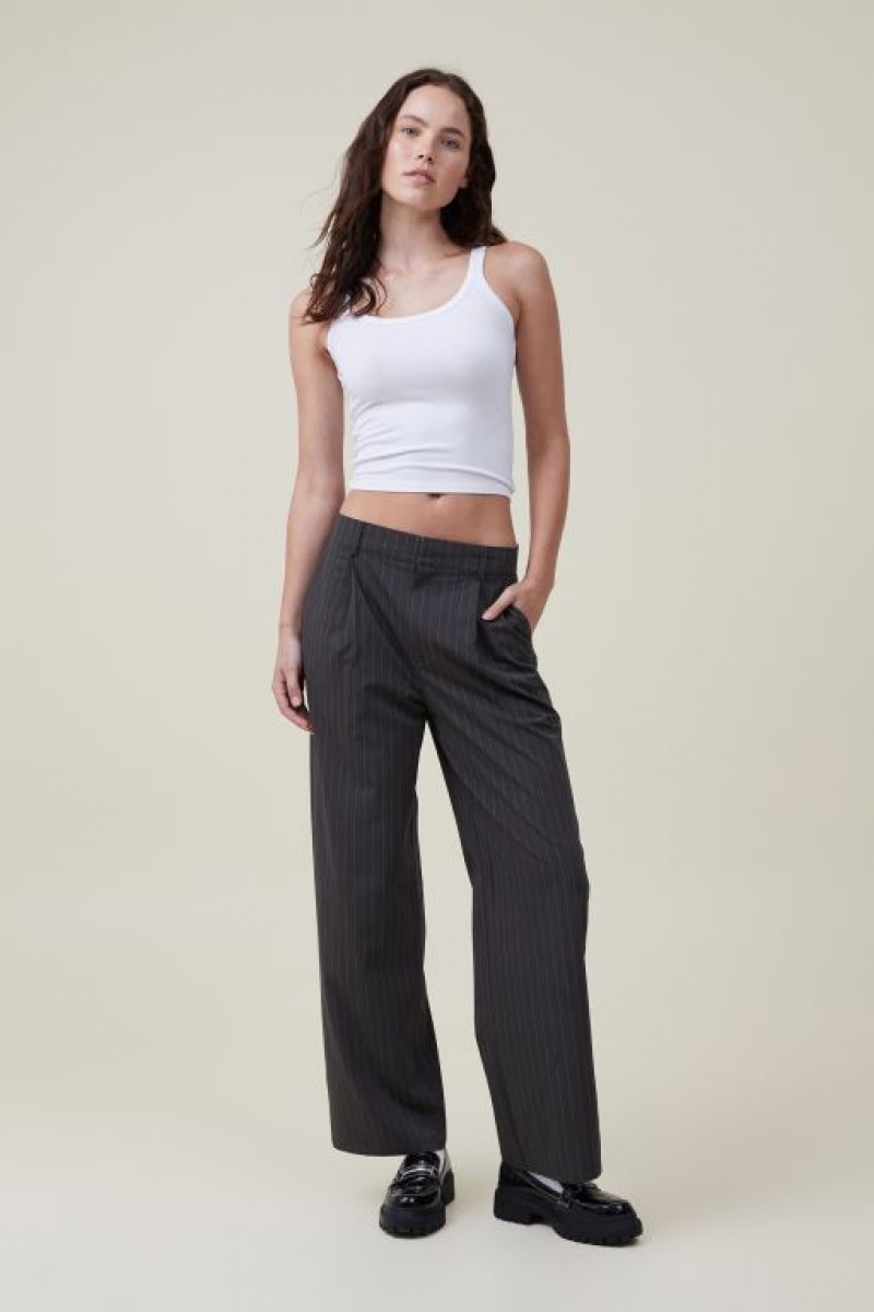 Cotton On Jamie Suiting Women's Pants Grey | n3a32dvwmcV