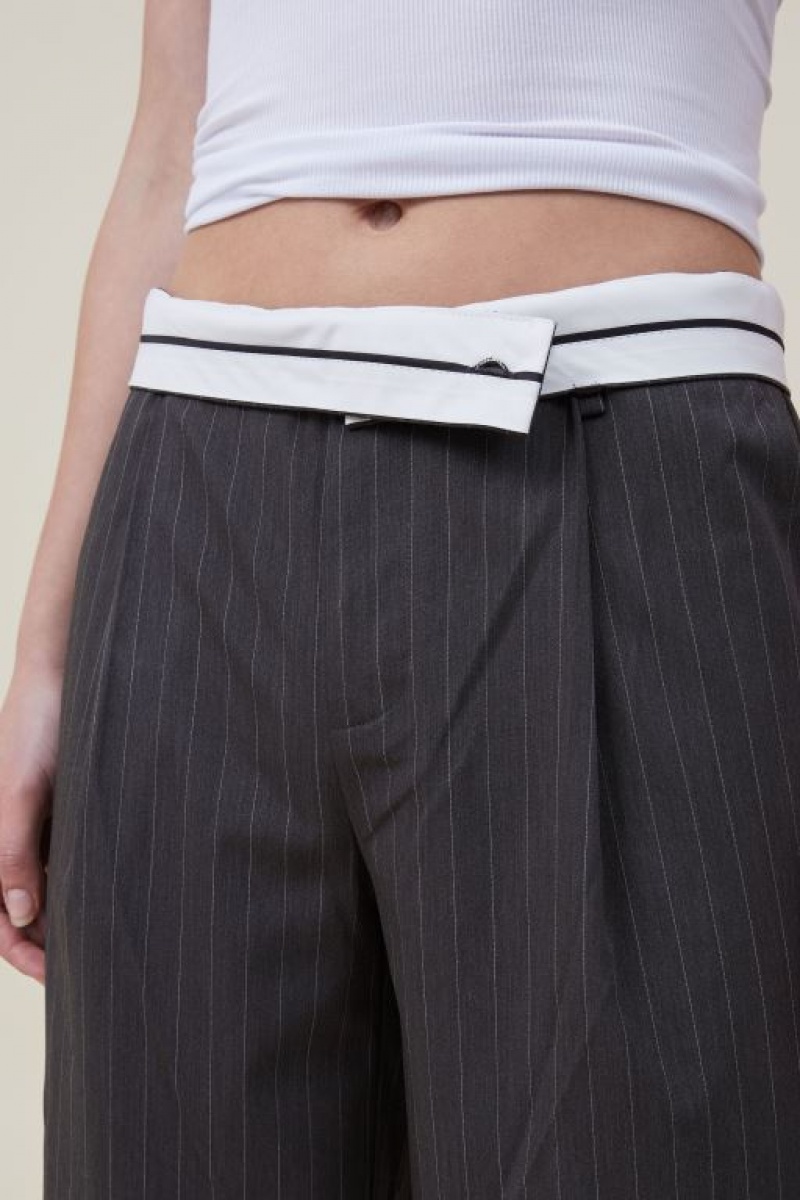 Cotton On Jamie Suiting Women's Pants Grey | n3a32dvwmcV