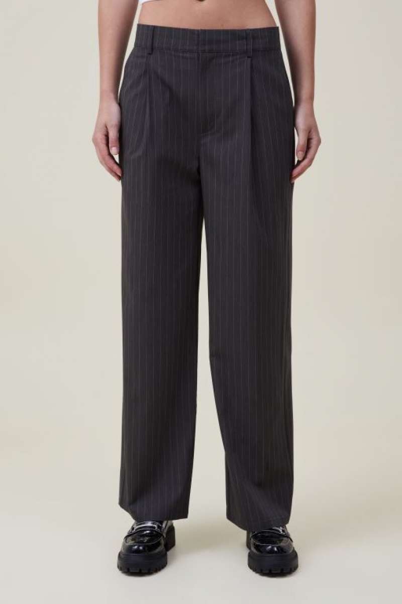 Cotton On Jamie Suiting Women's Pants Grey | n3a32dvwmcV