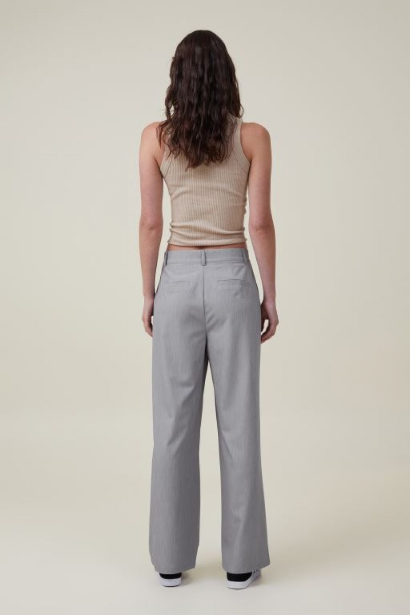 Cotton On Jamie Suiting Women's Pants Grey | xyuo7Y3BXhw