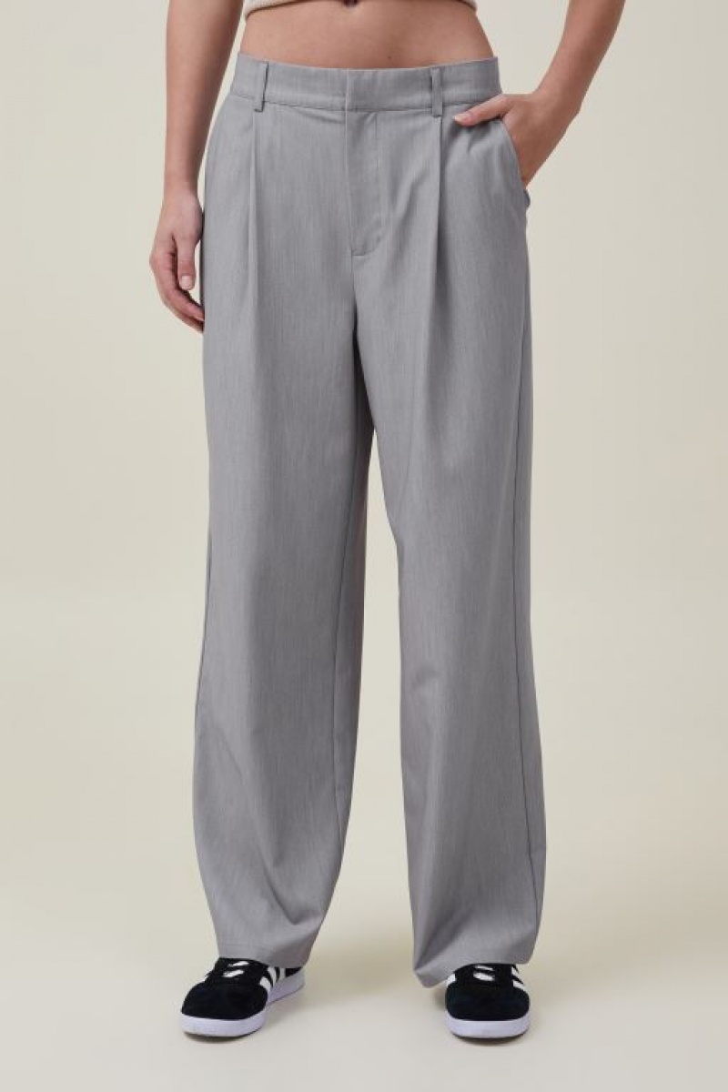 Cotton On Jamie Suiting Women's Pants Grey | xyuo7Y3BXhw