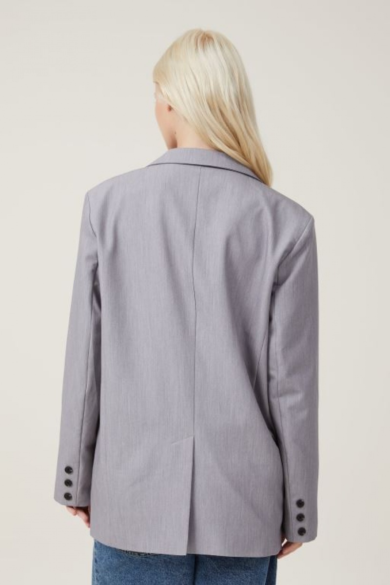 Cotton On Jamie Women's Blazers Grey | q5p2IEBgqU3